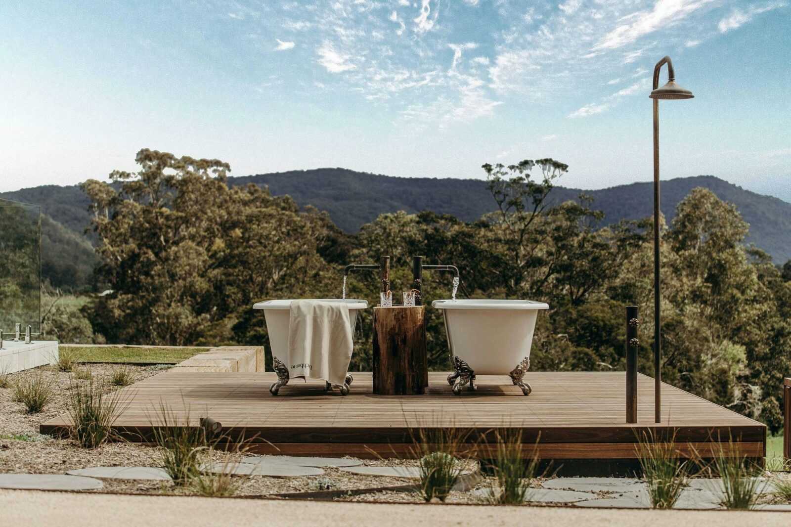 outdoor baths at Forever Sunday