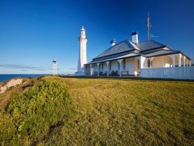Exterior view of Green Cape Lightstation Keeper's Cottage in Ben Boyd National Park. Photo: N Cubbin