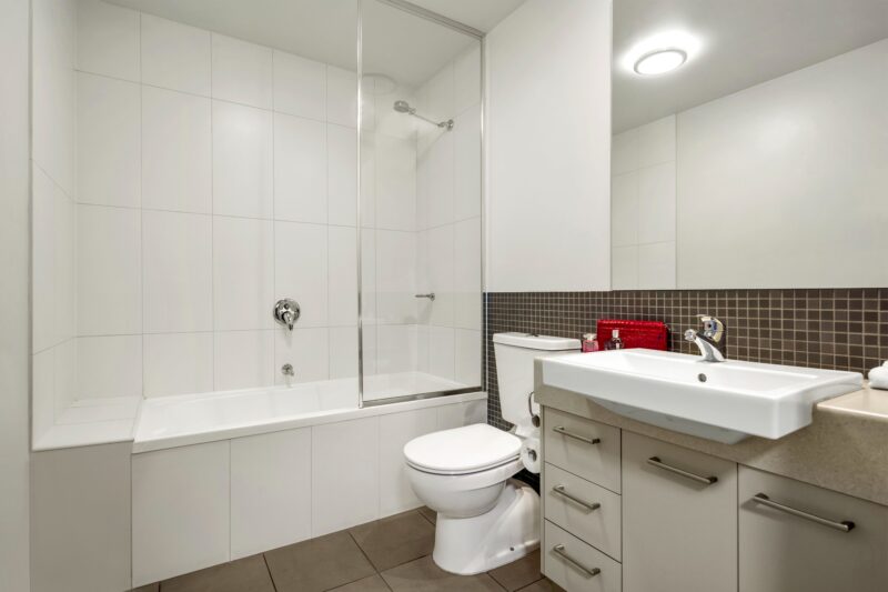 Bathroom in two bedroom apartment