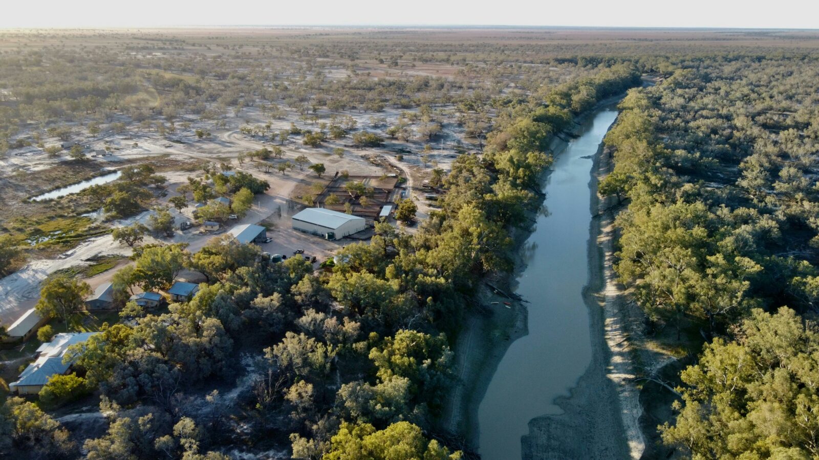 Darling River outback NSW campsites at Trilby Station