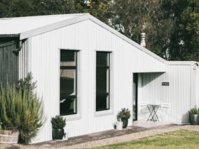 Woodland Studio is a beautifully refurbished farm building on a 10 hectare farm at Exeter NSW