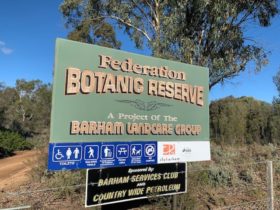 Federation Botanic Reserve signage