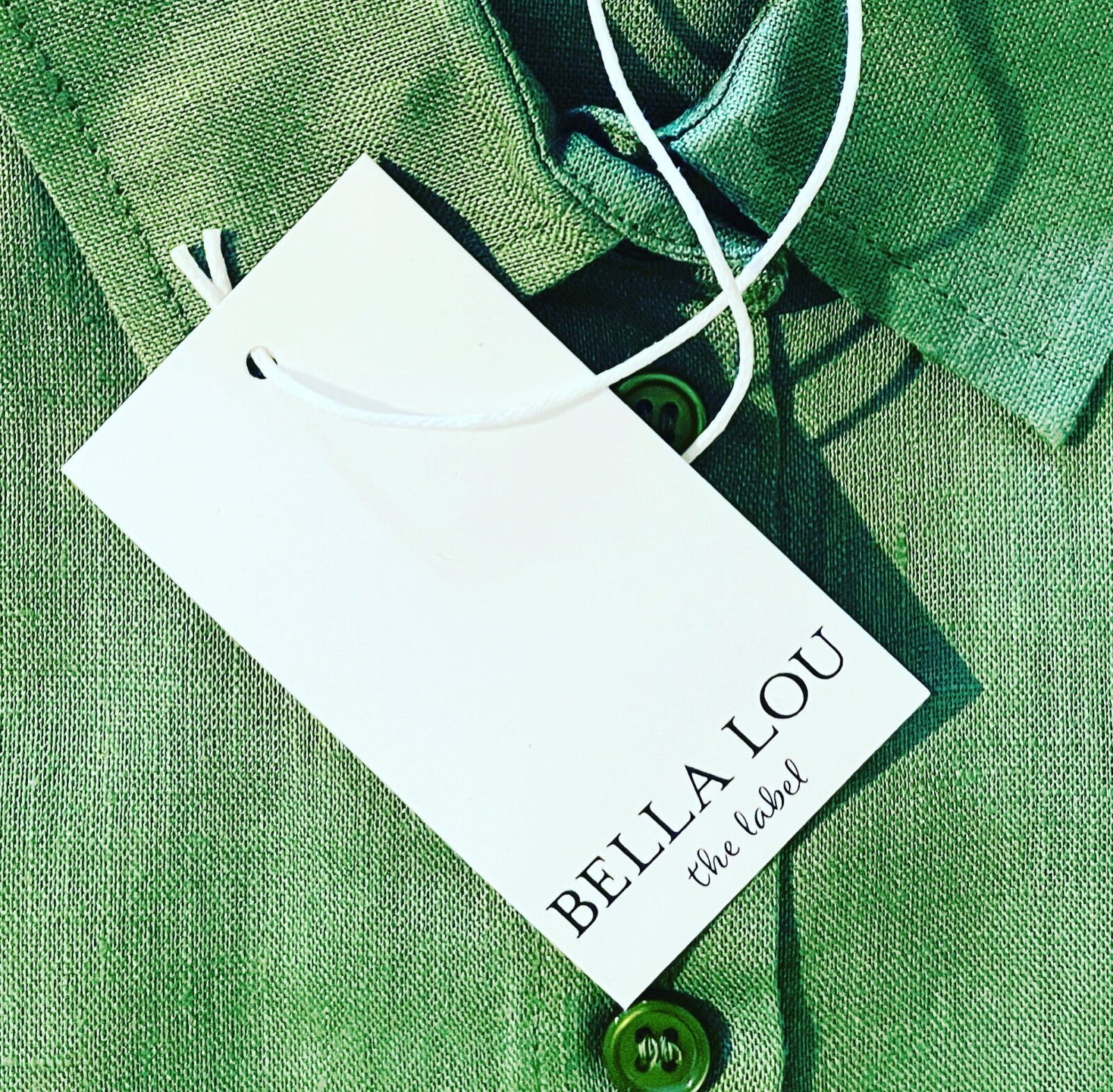 Bella Lou the label Green linin shirt
