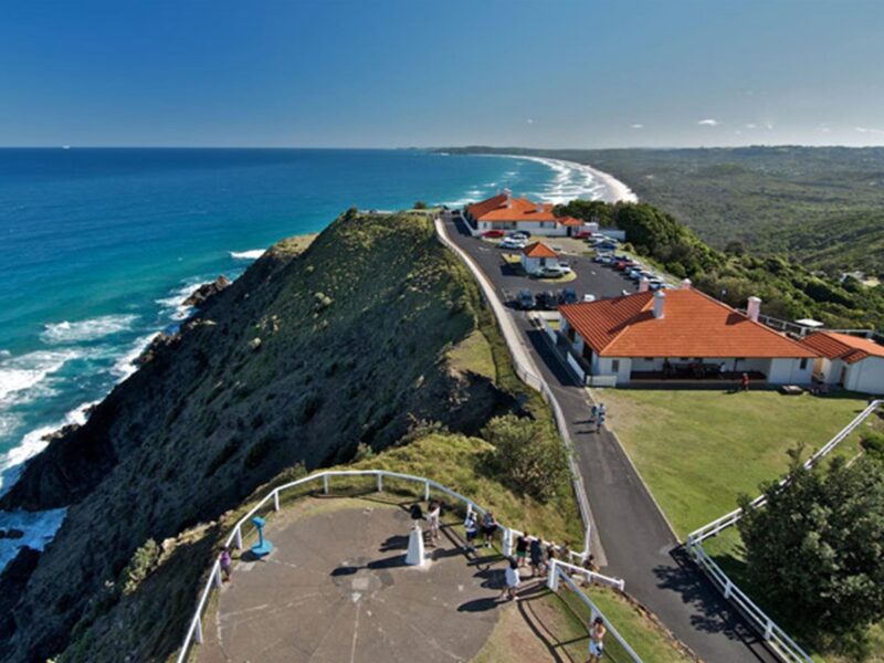 Lighthouse view, Cape Byron State Conservation Area. Photo: John Spencer © DPIE