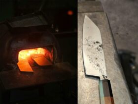 Knife making class at Artisan Estate
