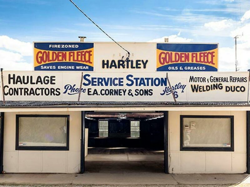 The exterior of Corney's Garage in Hartley Historic Site. Photo: Jennifer Leahy © DPIE