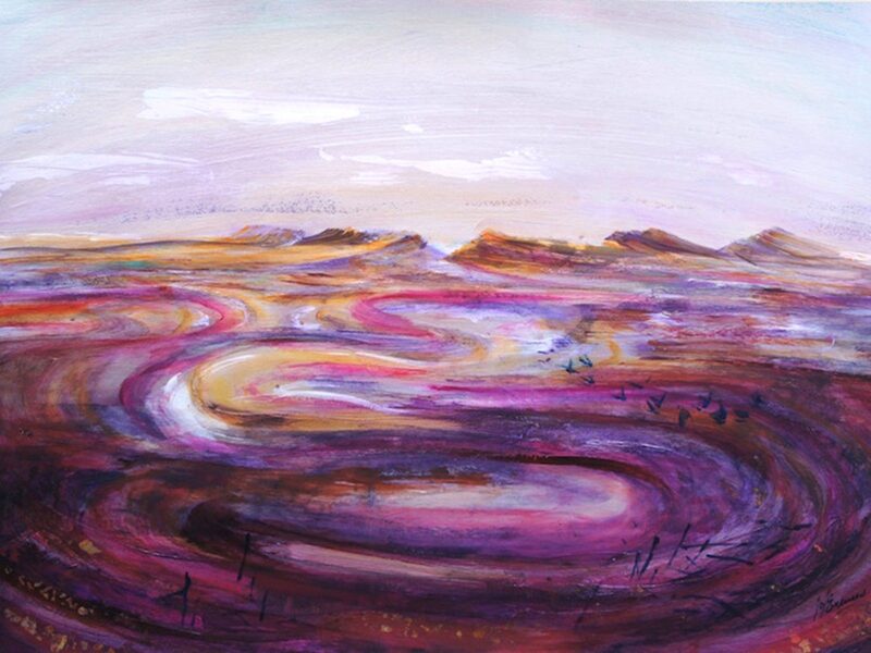 DRYLANDS - SACRED GROUND by Joy Engelman at The Peisley St Gallery
