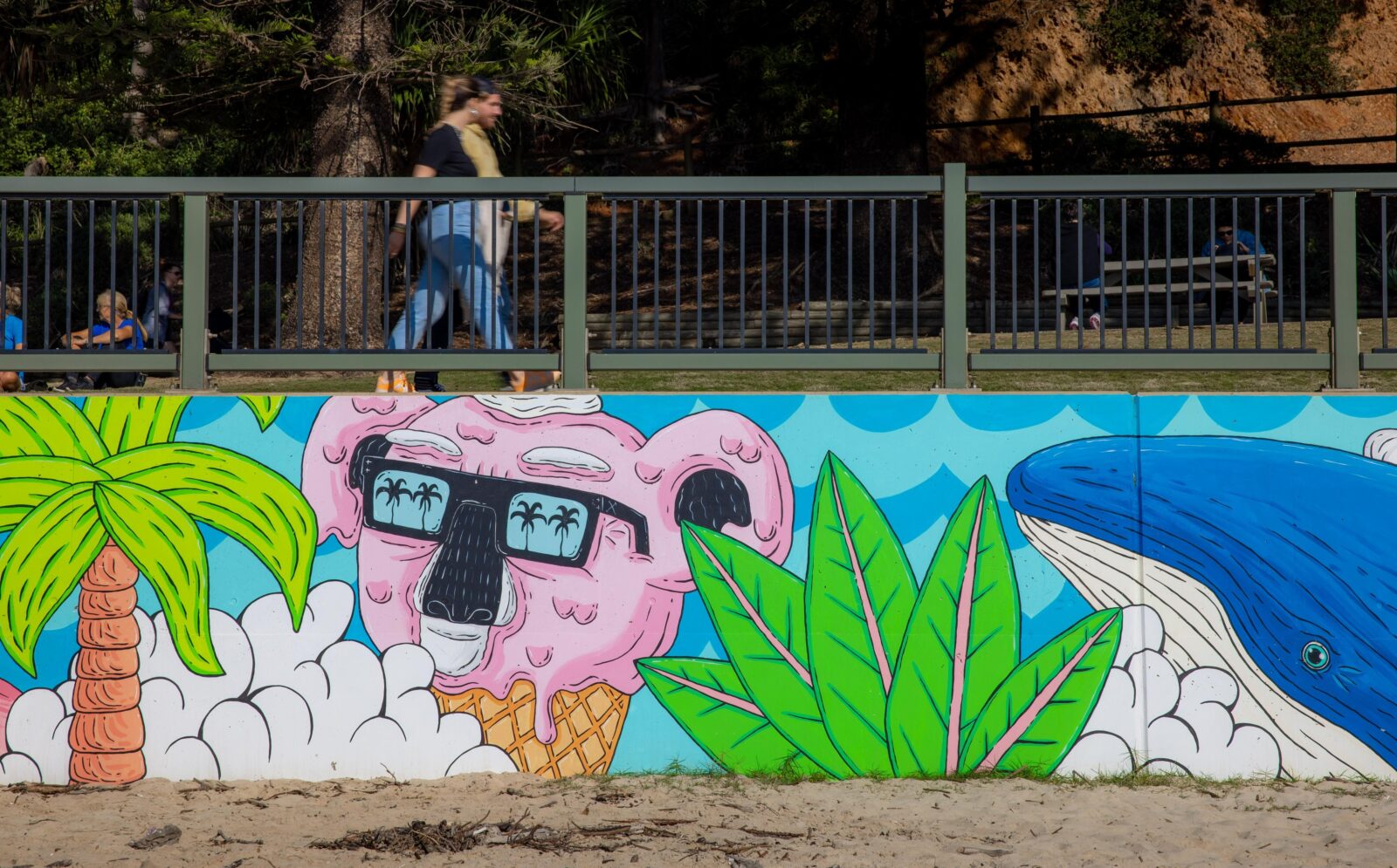 Flynns Beach Mural koala