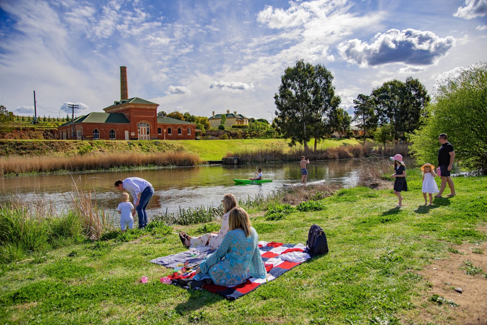 Goulburn Historic Waterworks - Family picnic and water activities