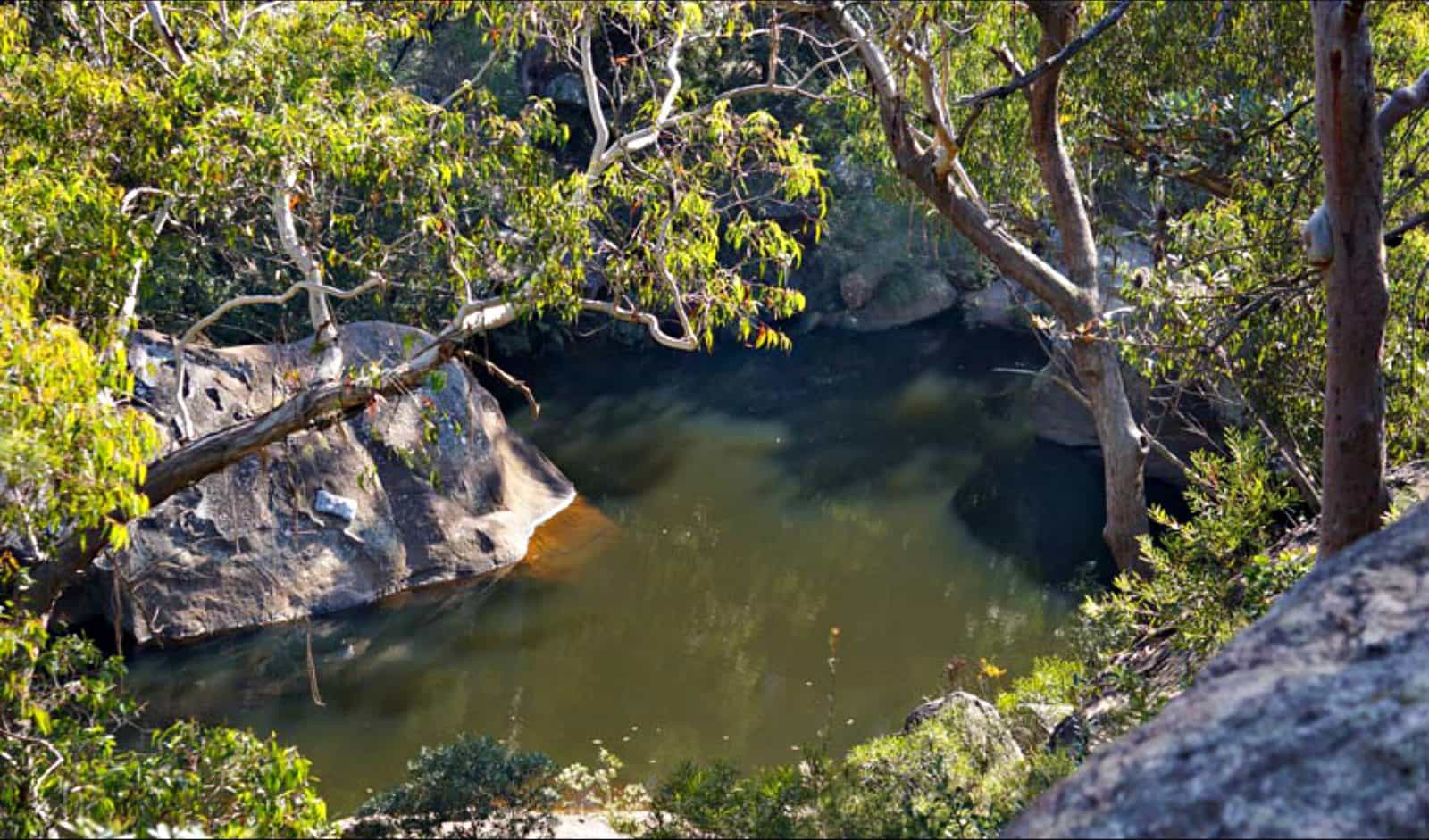 Jellybean Pool, Jellybean track, Blue Mountains National Park. Phone: Steve Alton/NSW Government