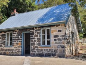 The southern exterior of Jenkins Kitchen, Lane Cove National Park. Photo: Ryan Siddons © DPIE