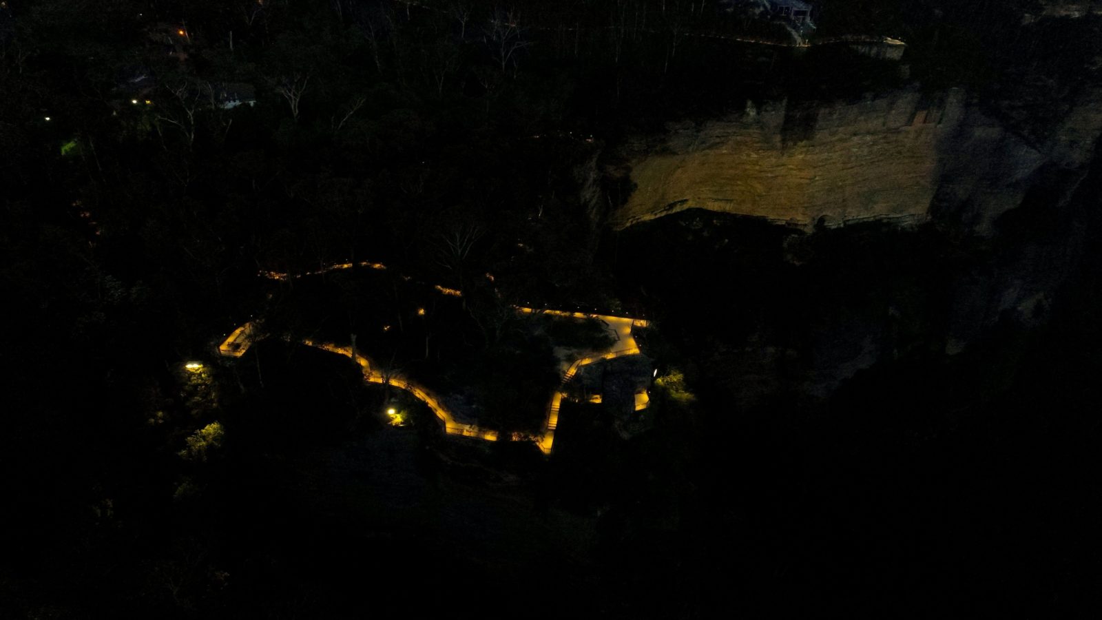 Katoomba Falls Reserve Night-lit Walk