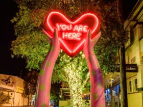 'You Are Here' Heart by Holly Ahern & Eden Crawford-Harrington