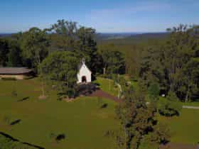 Aerial photo of the Shrine and Property