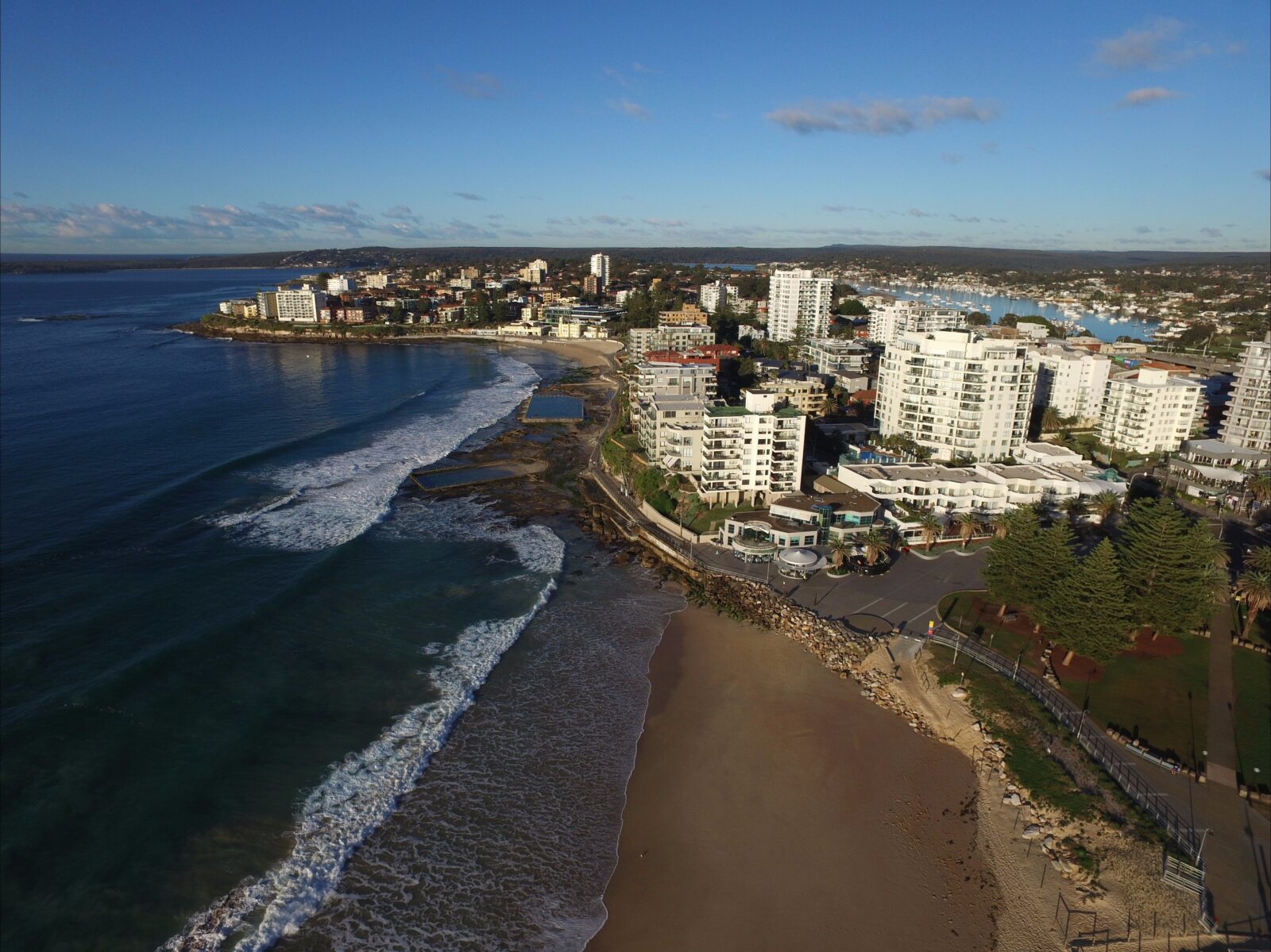 Ariel view from North Cronulla