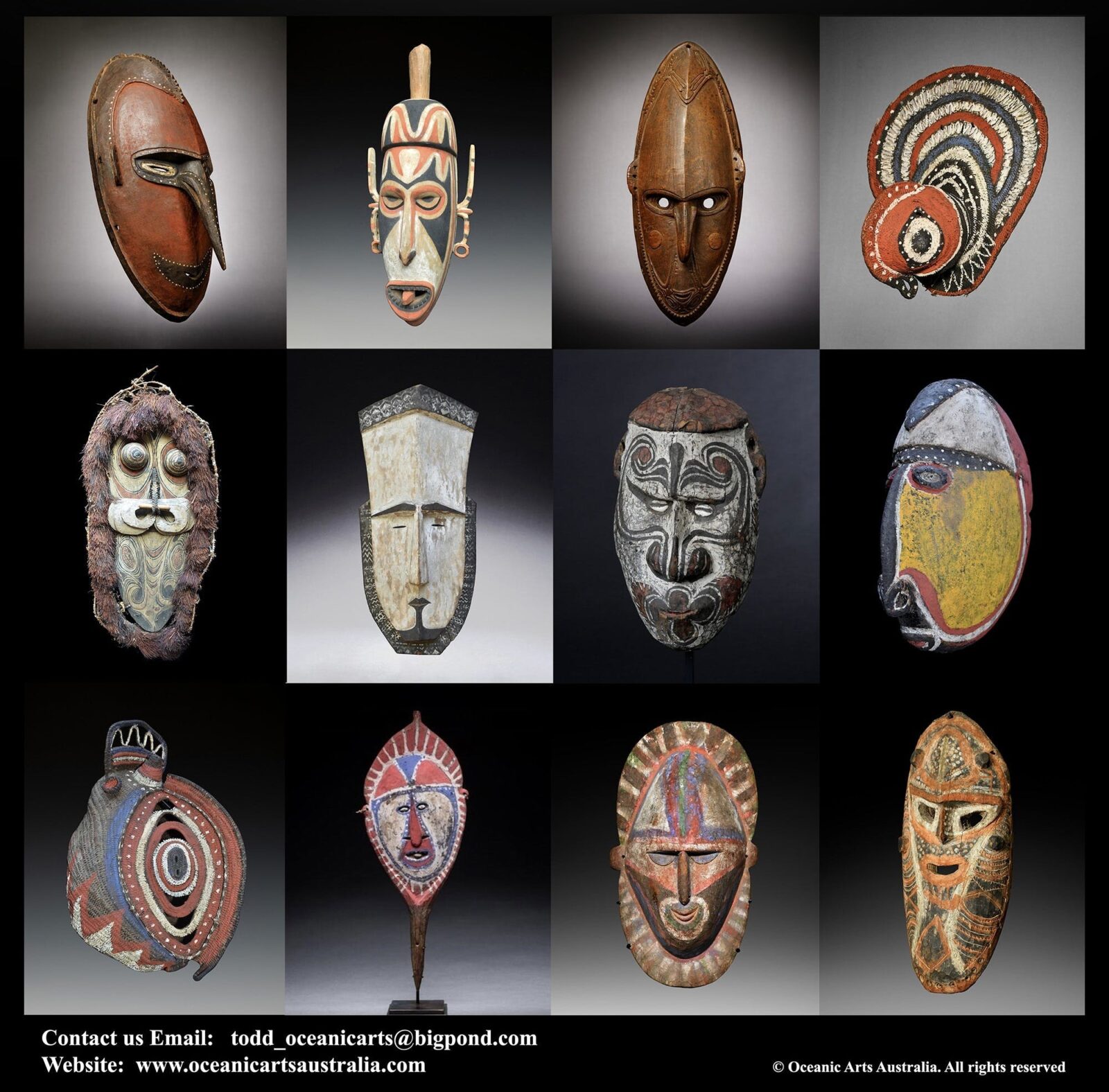 Oceanic Tribal Art Available at our Gallery