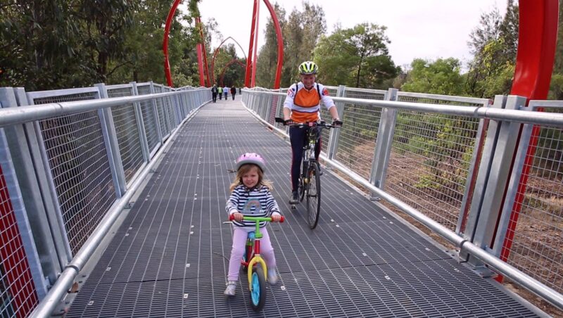 This beautiful cycleway runs from Parramatta Park all the way to Sydney Olympic Park