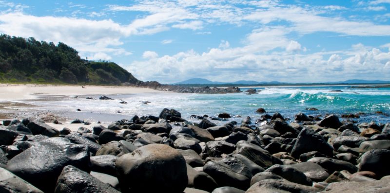 Pebbly Beach at Forster