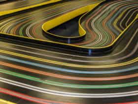 Image of a slot car Track