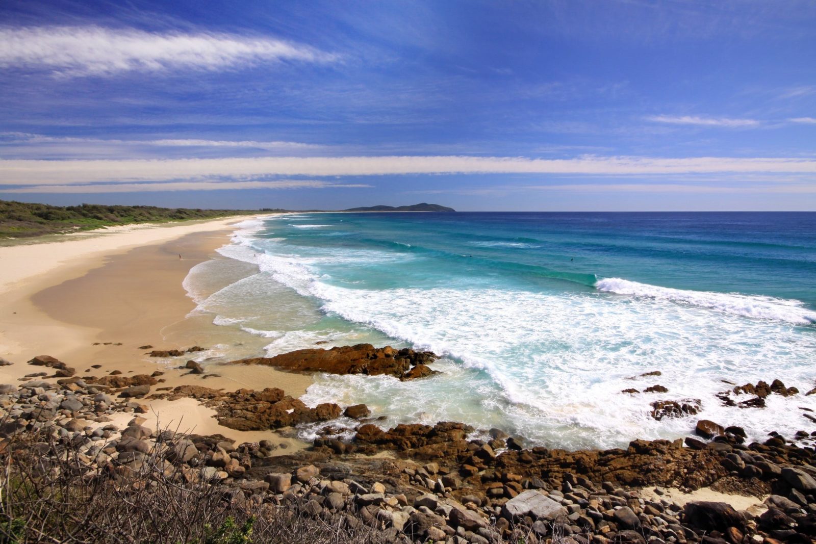 Seven Mile Beach at Forster