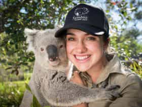 Symbio is the perfect place to cuddle up to koala for a photo opportunity
