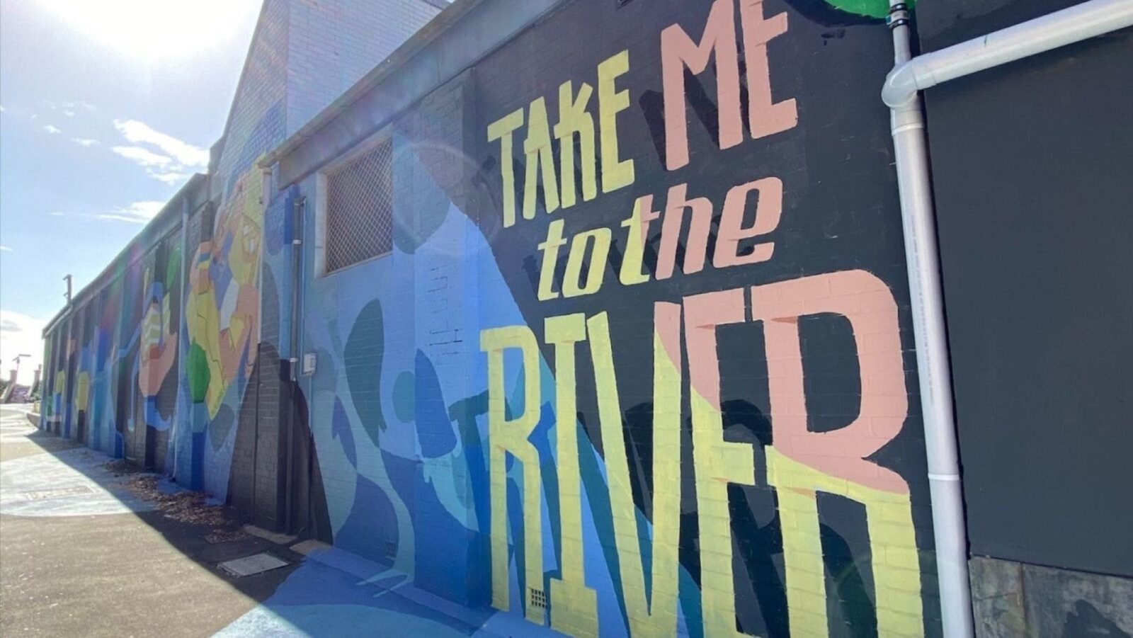 'Take Me To The River' Mural