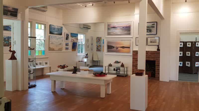 A diverse array of artworks by Galleries in the Gardens members.