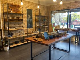 Toka Ceramics in Milton NSW shop interior
