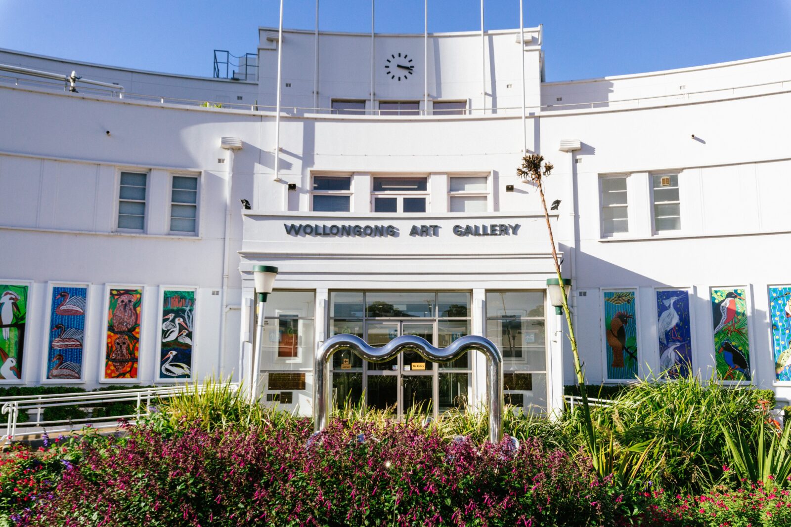 Exterior view of the Wollongong Art Gallery
