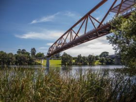 The scenic Yandhai Nepean Crossing, Penrith in Sydney's west