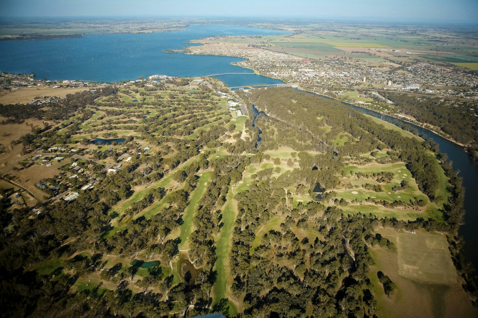 45-hole's from above