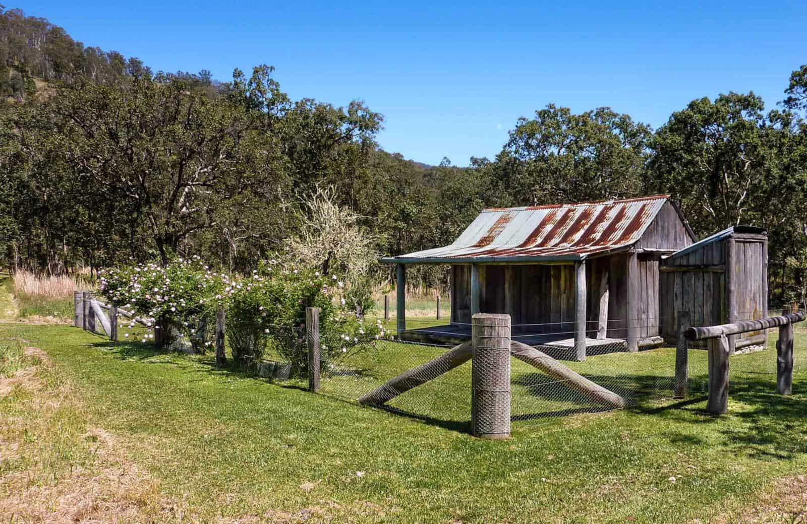 Youdales Hut and Yards, Oxley Wild Rivers National Parks. Photo: Rob Cleary/NSW Government