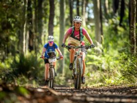 mountain bike riders at the sprint series adventure race