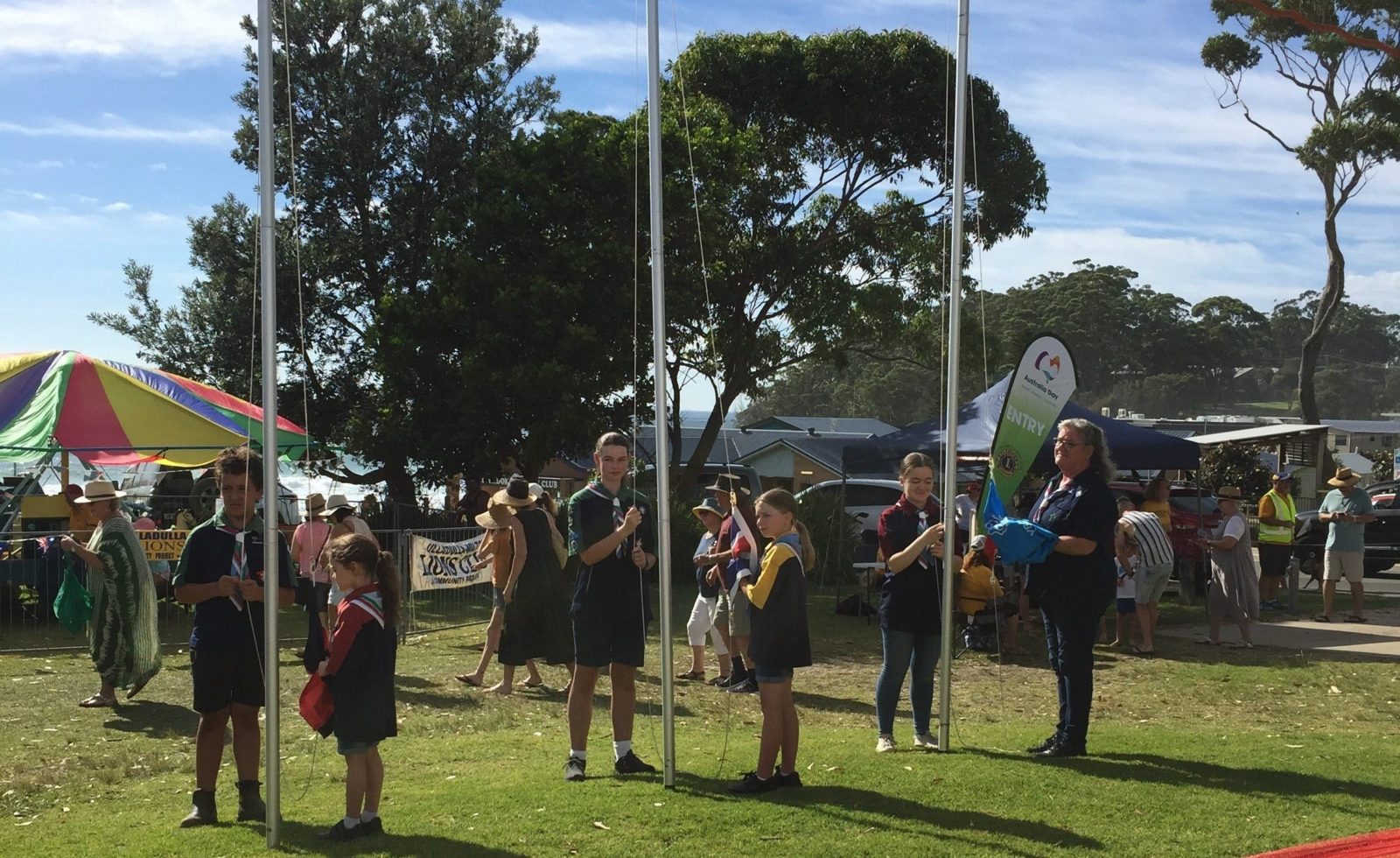 Australia Day Flag Pole Raising