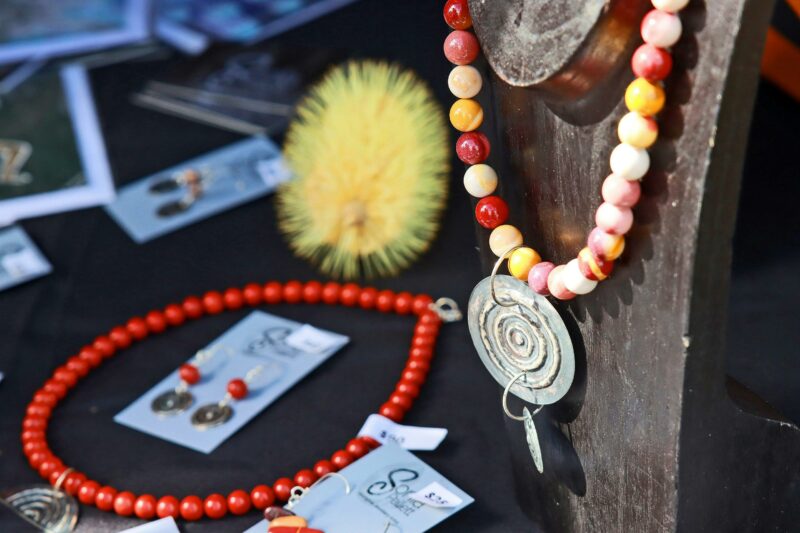 Image showing handmade jewellery of Aboriginal design