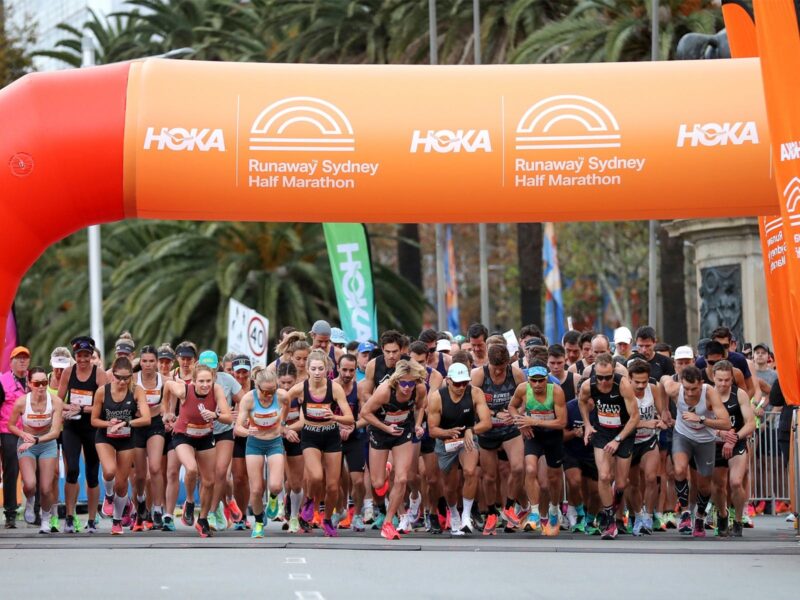 HOKA Sydney Half Marathon start line
