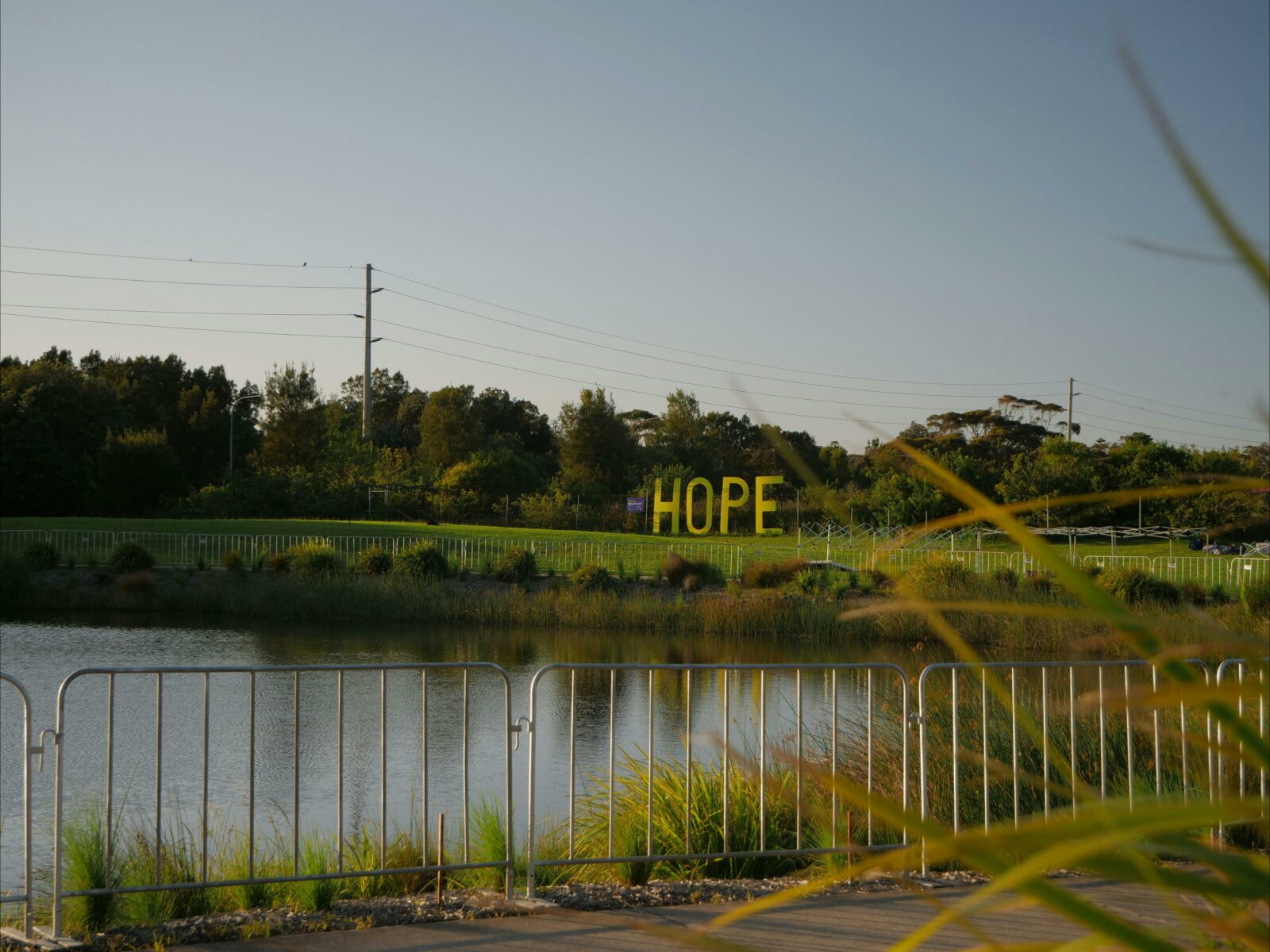 Innovation Campus Venue - Hope Sign