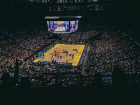 Photo of a huge crowd at Sydney Kings game at Qudos Bank Arena