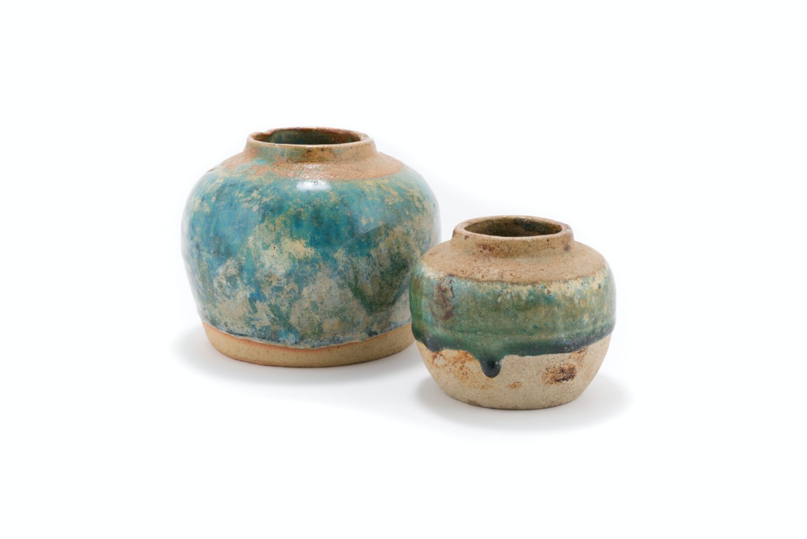Chinese glazed ceramic food jars, loan courtesy of Ophir Bill