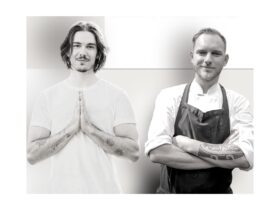 Blakc and white image of David retreat leader and chef