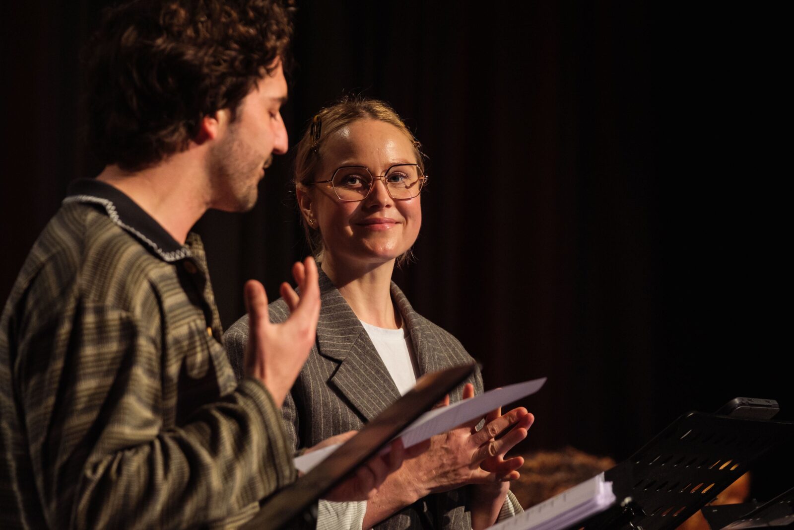 Eryn-Jean Norvill and Danny Ball performing in Play In A Day
