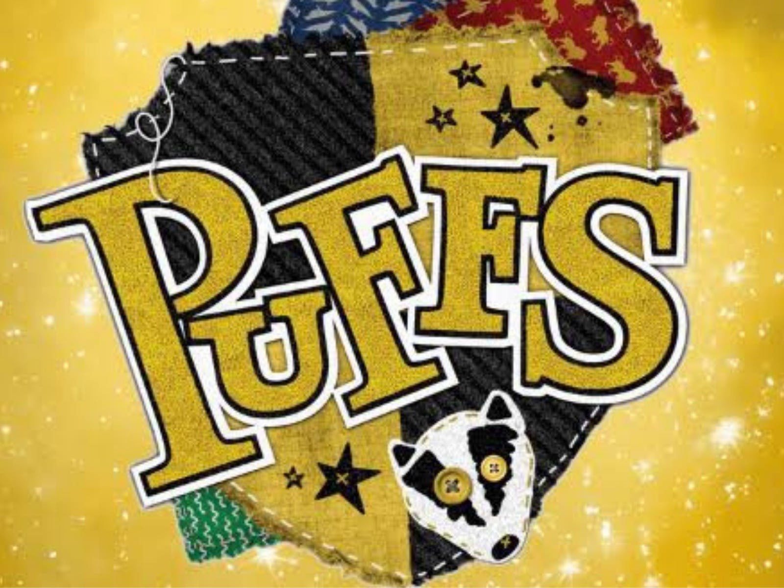 Puffs Logo on a Yellow Background