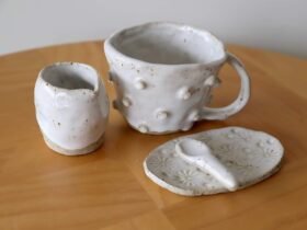 POttery made by a workshop student