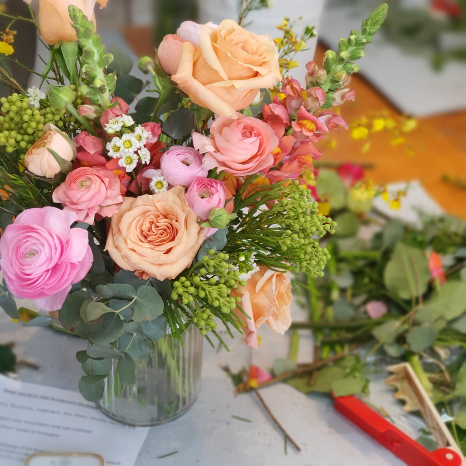flower arrangement workshop