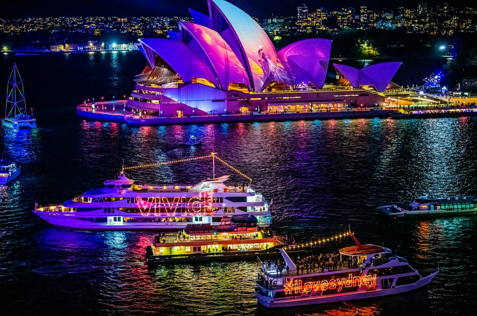 Vivid Sydney Harbour Light Cruises