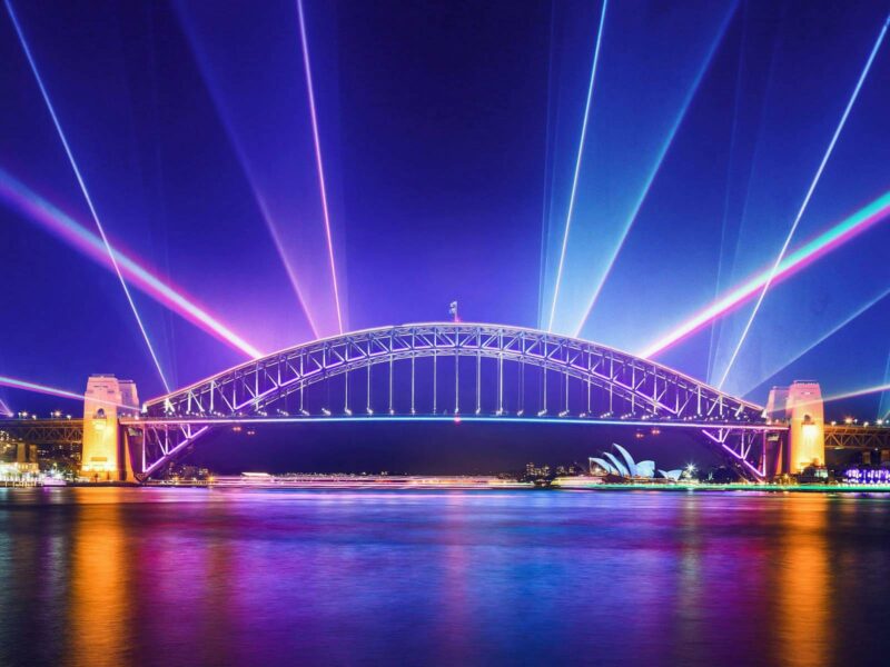Soak in the Vivid Lights of the iconic attractions aboard Vivid Sydney Magistic cruise.