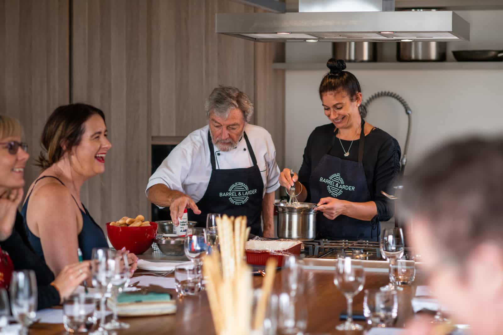 Enjoy the fun, whilst learning to cook delicious local produce matched with perfect Ross Hill Wines