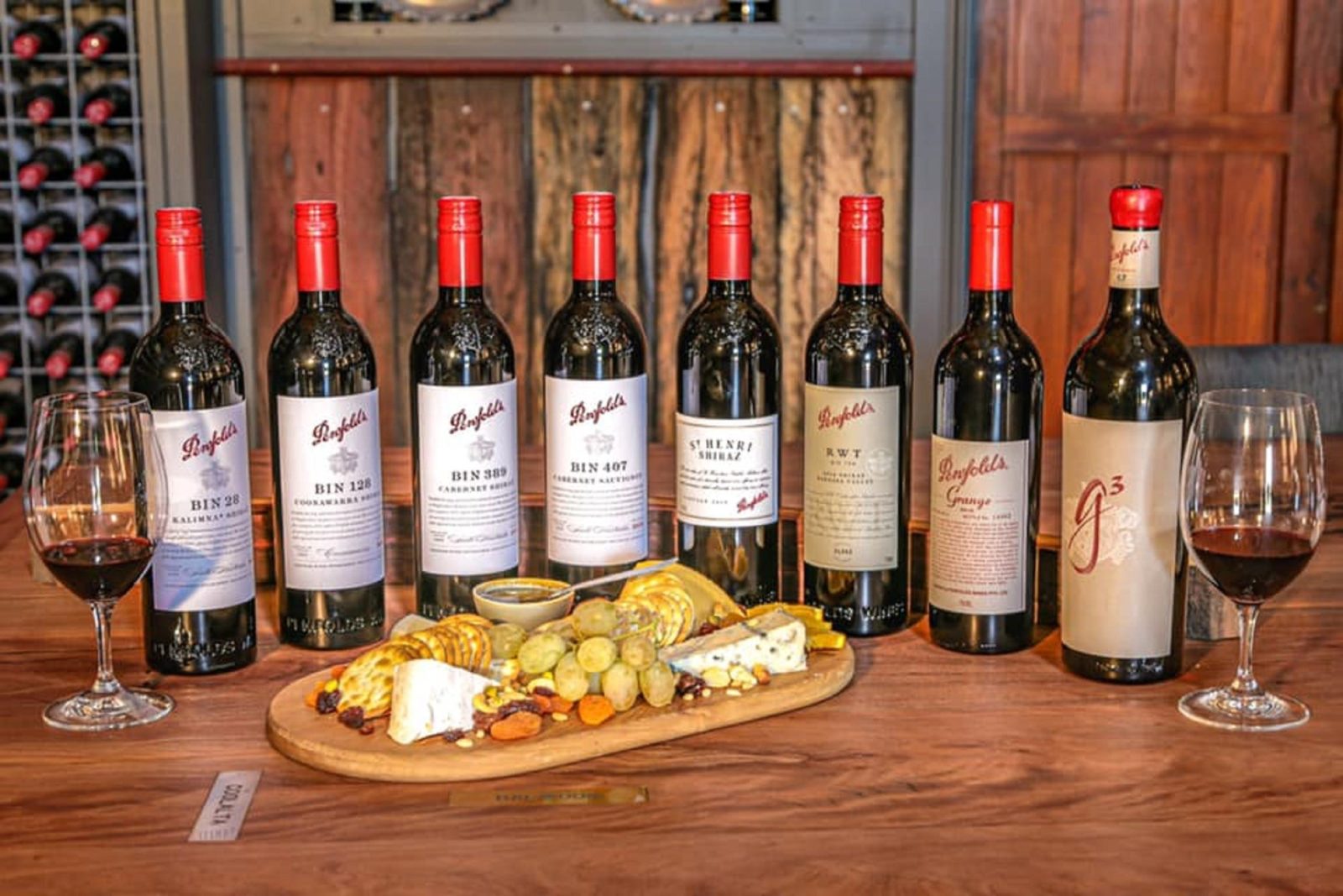 Only place outside of SA with the largest selection of Penfolds Wines available for tasting !