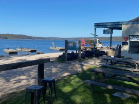 Broadwater Oysters Farm Gate, farm shop and picnic area on the foreshore of Pambula Lake