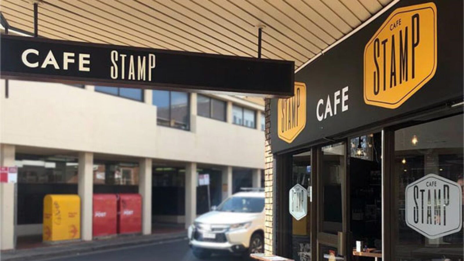 Cafe Stamp Outside